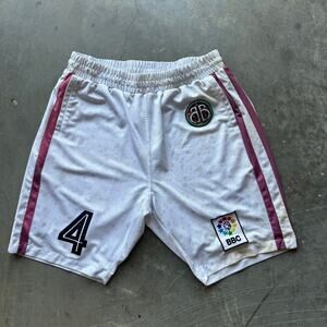 Billionaire Boys Club Shorts Men's Size L White Embroidered Side Stripe Shorts